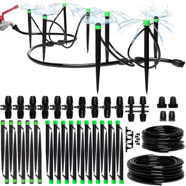 Complete Drip Irrigation Kit with 30 Drip Emitters, 5/16